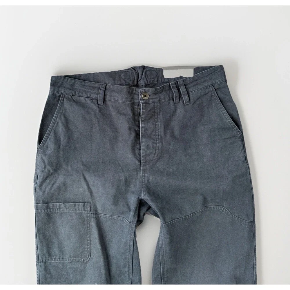 IMPERFECTS Black Cotton Double Knee Courier Utility Pants Size 34
